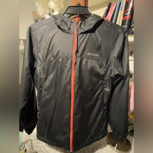 Columbia Women’s Lightweight Black Windbreaker Jacket with Fleece Lining